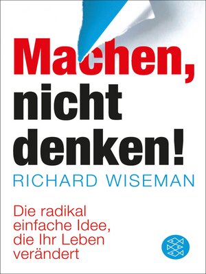 cover image of Machen – nicht denken!